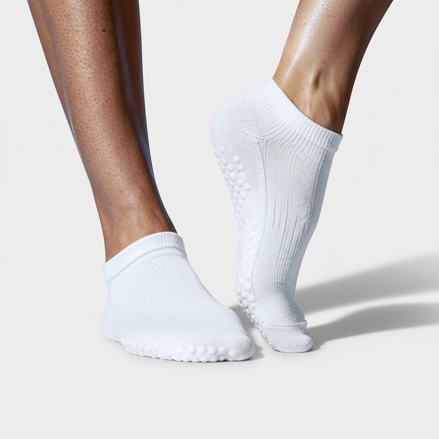 Ankle Grip Socks - White