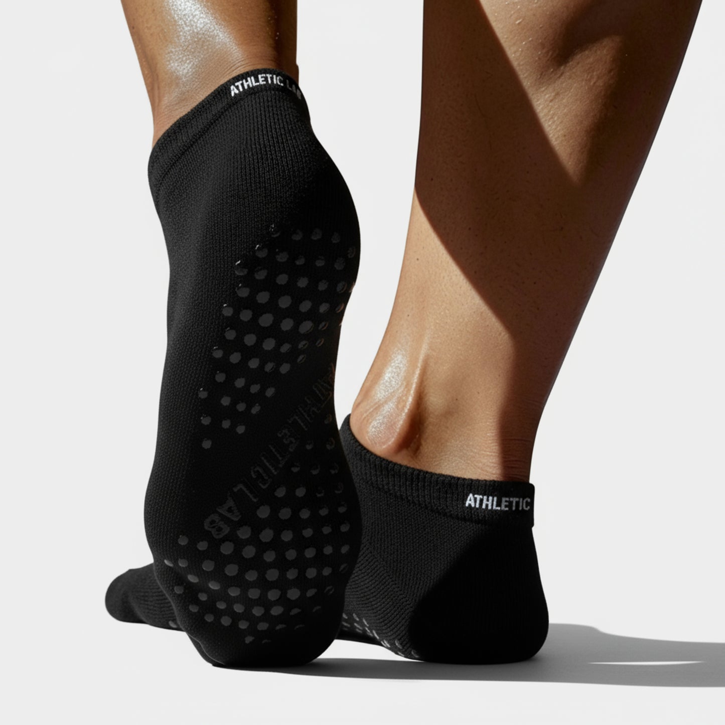 Ankle Grip Socks - Black
